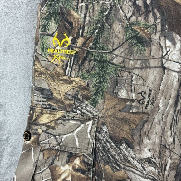 Realtree Xtra Camouflage Mens Cargo Pants Camo Hunting Outdoor Brown Pant XXL - Picture 4 of 7